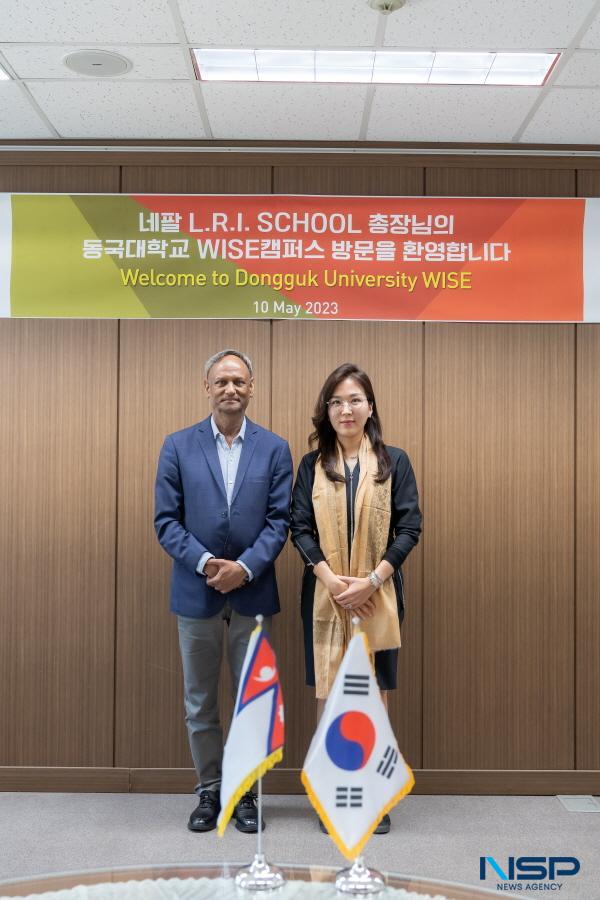 NSP통신-동국대학교 WISE캠퍼스 국제교류처는 지난 10일 네팔 L.R.I. School 총장 일행이 본교를 방문했다고 밝혔다. (사진 = 동국대 WISE캠퍼스)