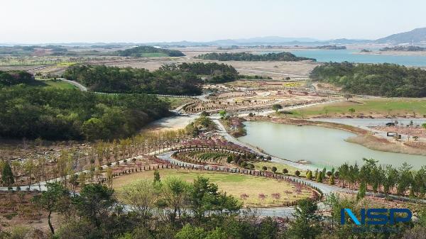 NSP통신-해남 산이면 솔라시도 기업도시 산이정원 조성 (사진 = 해남군)
