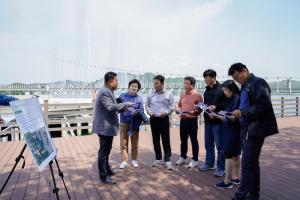 [NSP PHOTO]용인특례시의회 도시건설위, 예산군 예당호 공원 우수사례 벤치마킹