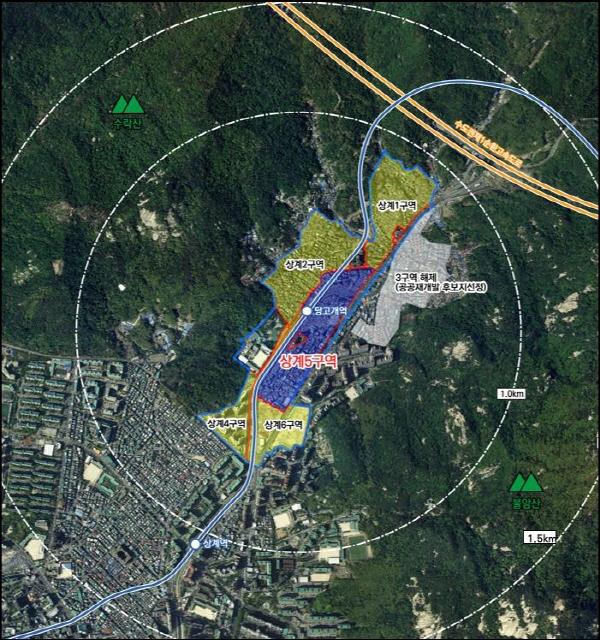 NSP통신-상계재정비촉진지구 상계5구역 위치도 (사진 = 서울시)