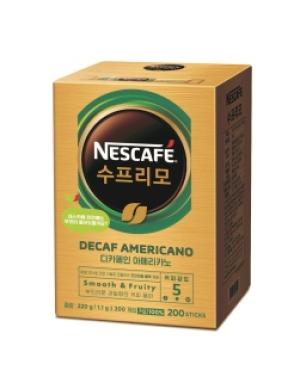 [NSP NEWS Image]네스카페 대용량 네스카페 수프리모 디카페인 아메리카노 200입 출시