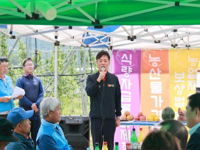 [NSP PHOTO]청송군농민회, 풍년기원제 및 통일쌀 손 모내기 행사 개최