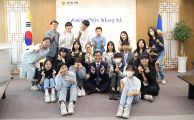 [NSP PHOTO]염종현 경기도의회 의장, 경기지역 청소년들과 교육현안 대화