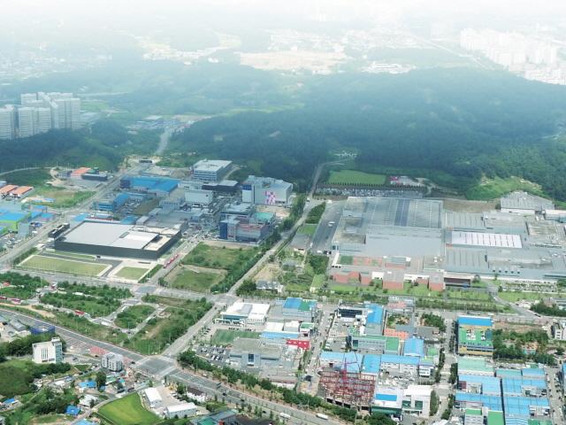 NSP통신-반도체 소재·부품·장비(소부장) 특화단지 프레젠테이션 자료 화면. (사진 = 오산시)