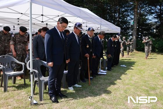 NSP통신-진안군은 6일 제68회 현충일을 맞아 진안읍 충혼탑에서 현충일 추념식을 가졌다. (사진 = 진안군)
