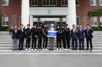 [NSP PHOTO]계명대 태권도시범단, 경연퍼레이드 최우수상 상금 전액 학교에 기부