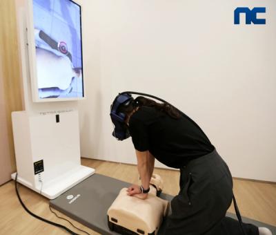 [NSP PHOTO]엔씨, 안전교육 강화…심폐소생술 VR 체험존 신설