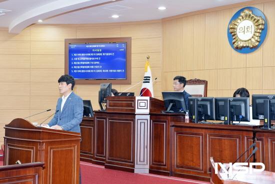 NSP통신-최대원 광양시의원 5분 자유발언 (사진 = 광양시의회)