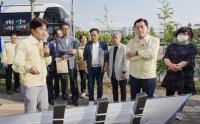 (NSP NEWS Image)이재준 수원시장, 지난해 침수 피해지역 현장 점검