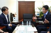 [NSP PHOTO]강진군 강진원 군수, 중앙부처 찾아 내년도 국가 핵심사업 예산 반영 건의