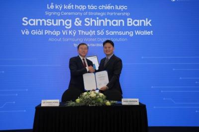 [NSP PHOTO]신한베트남은행, 삼성전자 베트남법인과 삼성월렛 활성화 협력