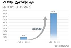 NSP통신-온라인 소금 거래액 추이 (그래프 = 커넥트웨이브 제공)