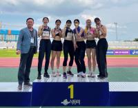 [NSP PHOTO]광양시청 육상팀, 이아영 선수 금빛 질주