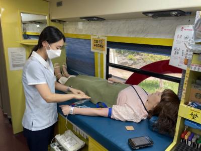 [NSP PHOTO]오산시시설관리공단, 사랑의 헌혈 캠페인 실시