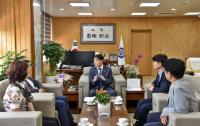 [NSP PHOTO]국립순천대, 모교 출신 지역 교육계 관리직 초청해 대학-중등교육 상호협력 방안 청취