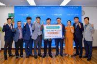 [NSP PHOTO]한양, 여수시에 5000만원 상당 물품 후원