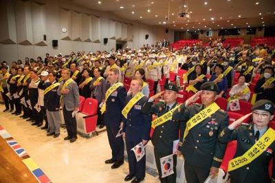 [NSP PHOTO]군산시, 6.25 제73주년 행사 및 안보결의대회 개최