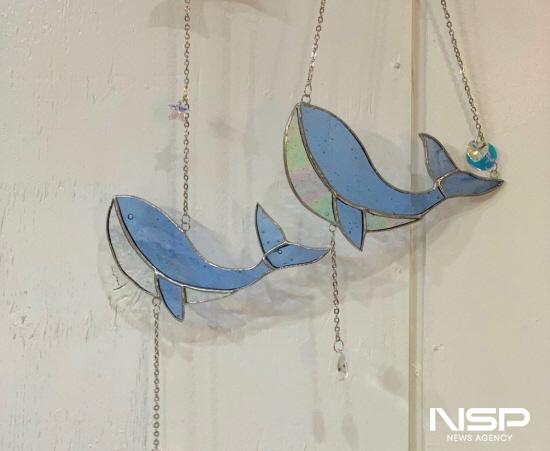 NSP통신-유리공예 도어벨 (사진 = 광양시청)