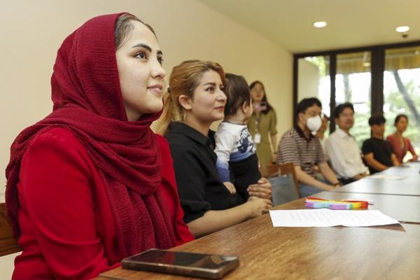 [NSP PHOTO]GM 한마음재단, 아프간 특별기여자들에 기부금 전달