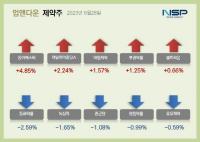 [NSP PHOTO][업앤다운]제약주 하락…동화약품·광동제약↓