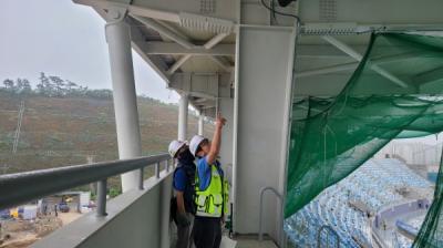 [NSP PHOTO]국토안전관리원, 목포 전국체육대회 경기장 안전점검 실시