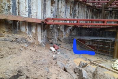[NSP PHOTO]여수 주상복합건물 지하 흙막이공사 부실시공 의혹