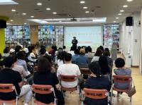 [NSP PHOTO]광양중마도서관, 나태주 시인 초청 인문학 강연 성황리에 끝나