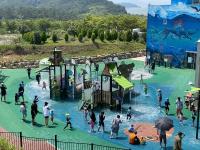 [NSP PHOTO]해남군, 공룡도 보고 물놀이도 즐기는 체험장 개장