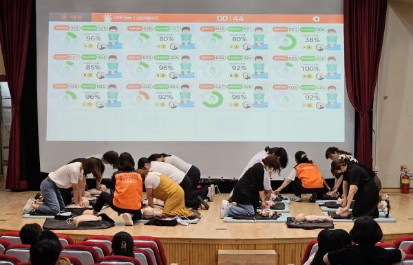 NSP통신-순천시가 어린이이용시설 종사자 안전교육을 실시하고 있다.[사진=순천시]