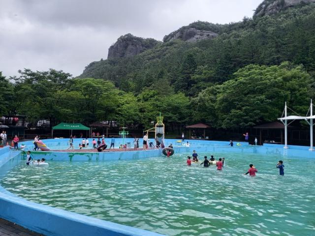 NSP통신-장흥군 유치자연휴양림 물놀이장. (사진 = 장흥군)