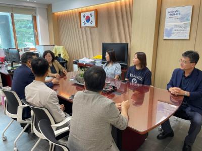 [NSP PHOTO]고성군 농업기술센터, 안동시 방문해 고향사랑기부제와 지역축제 문화교류 협력 나서