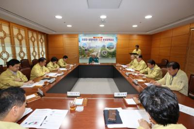 [NSP PHOTO]포항시의회, 집중호우 대비 긴급 비상대책 회의 개최