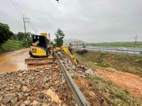 [NSP PHOTO]해남군, 집중호우 피해 소화천 등 신속복구 구슬땀