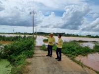 [NSP PHOTO]김산 무안군수, 호우피해 복구 현장 찾아 신속한 복구 지시