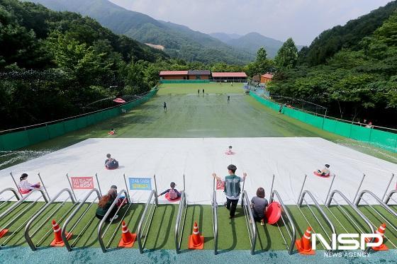 NSP통신-장수군 와룡자연휴양림 물썰매장 (사진 = 장수군)