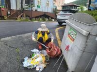 [NSP PHOTO]광양읍, 생활쓰레기 불법 무단투기 뿌리 뽑는다