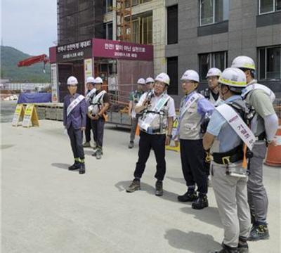 [NSP PHOTO]태영건설, 폭염대비 현장 안전보건점검 실시…건강보다 중요한 것 없다