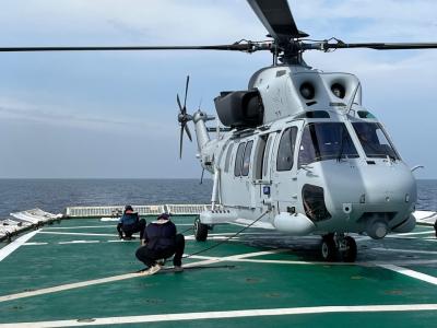 [NSP PHOTO]포항해경, 해병대 항공단과 최초 함정·헬기 합동훈련 실시