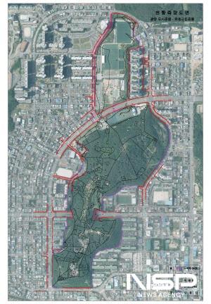 NSP통신-광양도시공원 현황측량도면 (이미지 = 광양시청)