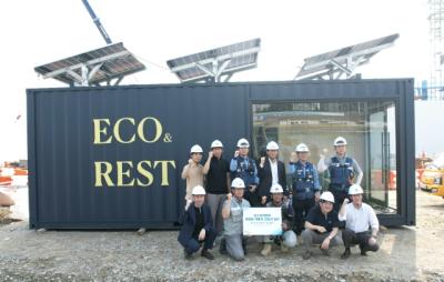 [NSP PHOTO]포스코이앤씨, 태양광 이동식 건설 근로자 쉼터 ECO & REST 개발