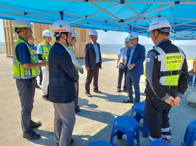 [NSP NEWS Image]노동부 군산지청 군산항노동자 폭염 대응 현장 점검