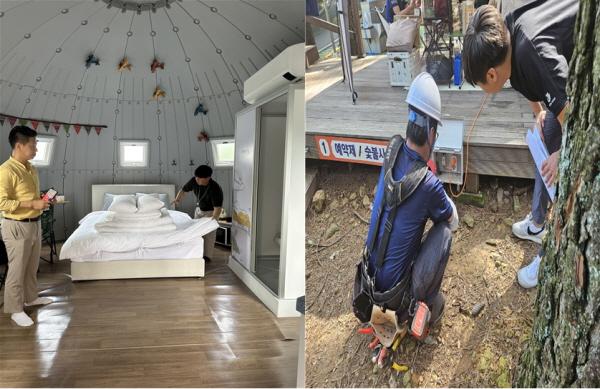 NSP통신-보성군이 야영장 안전 점검을 실시했다.[사진=보성군]