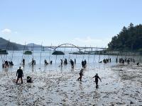 [NSP PHOTO]장흥군,  이색 개막이 체험 관광객에 손짓