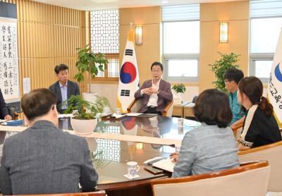 [NSP PHOTO]임종식 경북교육감, 교직 3단체와 교육활동 보호 위한 소통의 장 마련