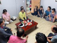 [NSP PHOTO]김종필 진안부군수, 폭염 대비 무더위쉼터 현장점검