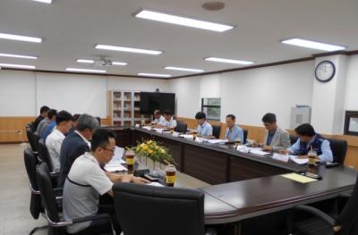 [NSP PHOTO]고용노동부 안산지청, 태풍·폭염 대응 주요 건설사 현장소장 간담회