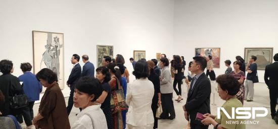 NSP통신-전남도립미술관 이건희컬렉션 한국근현대미술 특별전 :조우 관람 (사진 = 광양시청)