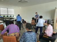 [NSP PHOTO]곡성군, 노인 일자리 참여자 대상 결핵검진 실시