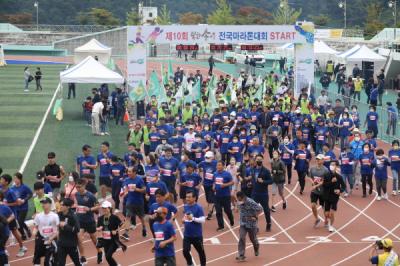 [NSP PHOTO]봉화군, 제11회 봉화송이전국마라톤대회 내달 8일까지 접수