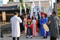 [NSP PHOTO]광양시, 제3회 문화원님길 행차 재현행사 골목나례 성료